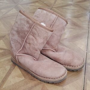 Aldo Tan Leather Winter Boots